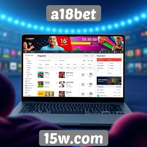 Análise da interface do site a18bet